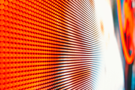Blurred LED screen closeup. Bright abstract background ideal for any designの写真素材