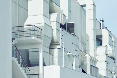 Supermarket ventilation systemの写真素材