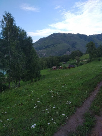 Mountain Altai landscapesの写真素材
