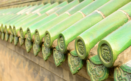 carving exquisite tileの写真素材