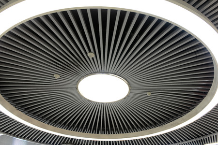 circular dome lightの写真素材