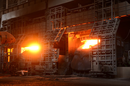 Metal smelting workshop is homeworkのeditorial素材