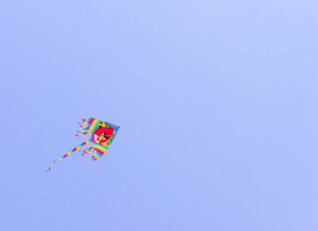 A beautiful kite flying in the skyのeditorial素材