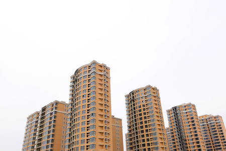 A few stands of high-rise residential buildingsのeditorial素材