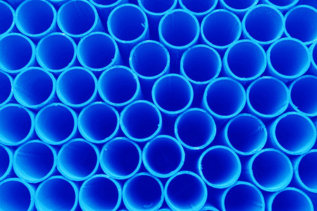 Stacked together of steel tube, close-upの写真素材