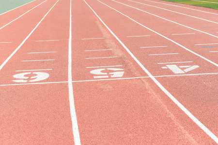 Beautiful athletics track 