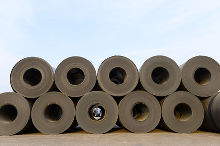 Steel coil の写真素材