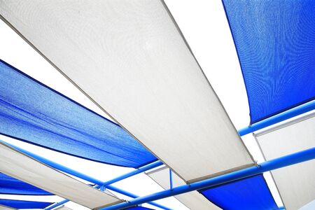 Colorful sunshadesの写真素材