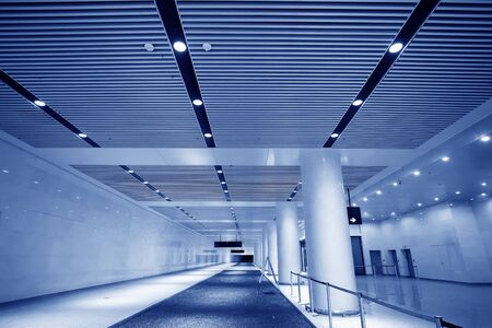 Neat airport passage in tianjin, Chinaのeditorial素材