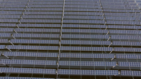 Drones capture on-site construction of photovoltaic panels