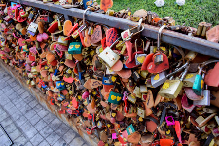 Lock of loveの写真素材