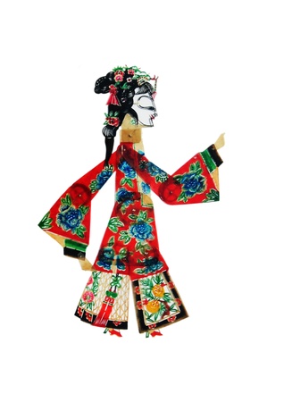 China shadow puppet filmmaker の写真素材