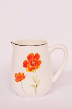 White on a white background cupの写真素材