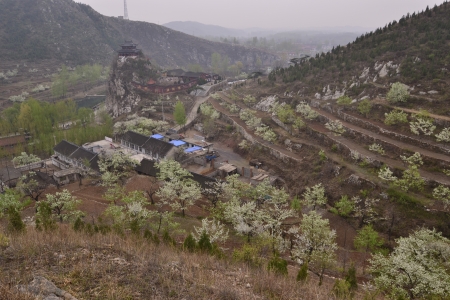 In the north of China small mountain village の写真素材