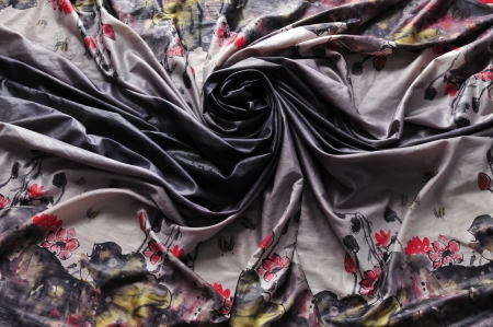 Gradual change color silk background 