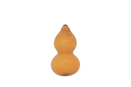 In the white background of Chinese bottle gourd の写真素材