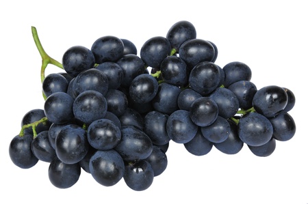 Grapes in white background の写真素材