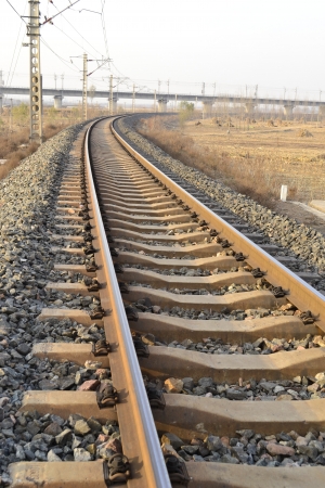 Railway of depth の写真素材