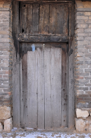 The door of the old  の写真素材