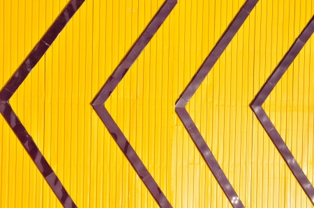 Yellow wall decorationの写真素材