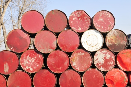 Oil barrelsの写真素材
