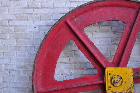 The wheels of the redの写真素材