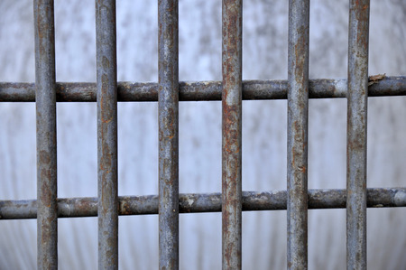 The pattern of a grate suitable for backgroundsの写真素材