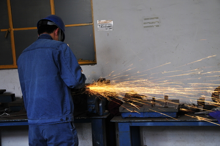 Smelting industry sparksのeditorial素材