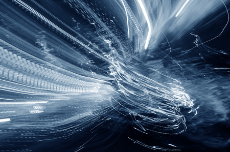 The light in the dark, abstract background
