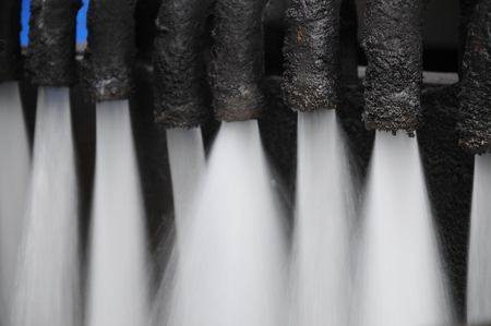 industrial water pipesの写真素材