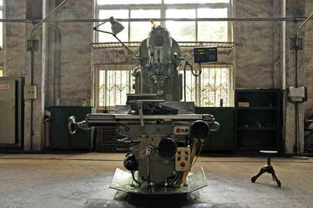 Steel lathe machinery and equipmentのeditorial素材