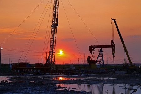 Oil rigのeditorial素材