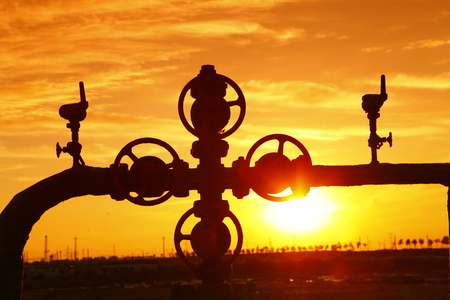 Pipes and valvesの写真素材