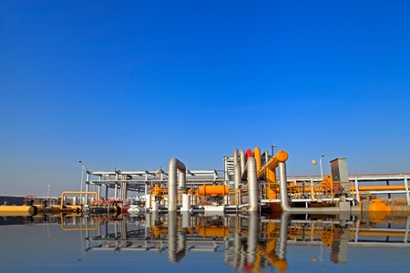 The pipe and valve oil fields