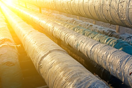 Pipeline of oil fieldsの写真素材