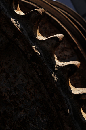 Close-up pictures of the gearの写真素材