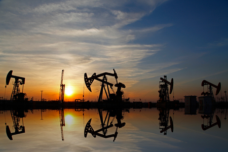 The oil rigのeditorial素材