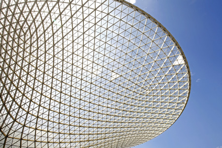 Steel structure geometry construction as the backgroundのeditorial素材