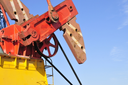 Oil field drilling rig, jidong oilfield in Chinaのeditorial素材