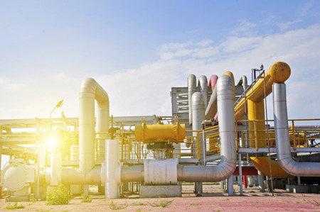The pipe and valve oil fields