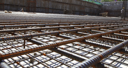 Urban construction buildings foundation