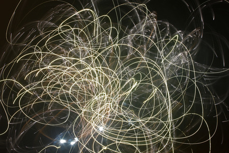 The light in the dark, the abstract backgroundの写真素材