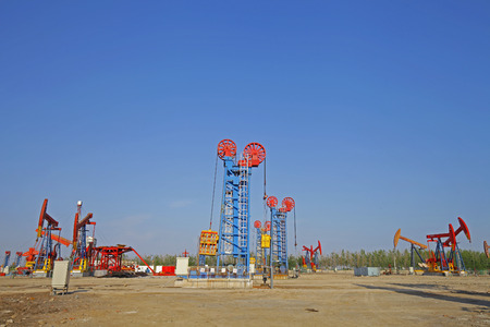 The oil pump, industrial equipmentのeditorial素材