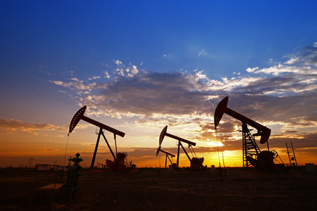 The oil pump, industrial equipmentのeditorial素材