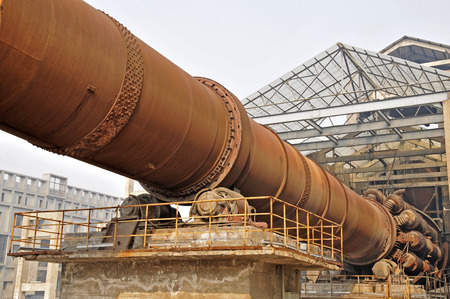 Give up the production of machinery and equipmentの写真素材