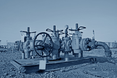 Pipes and valvesの写真素材