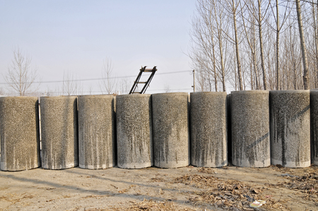 Concrete pipeの写真素材