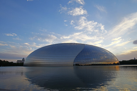 National Centre for the Performing Arts, in Chinaのeditorial素材