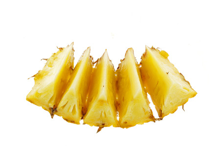 Pineapple on white backgroundの写真素材