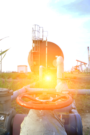 Pipes and valvesの写真素材